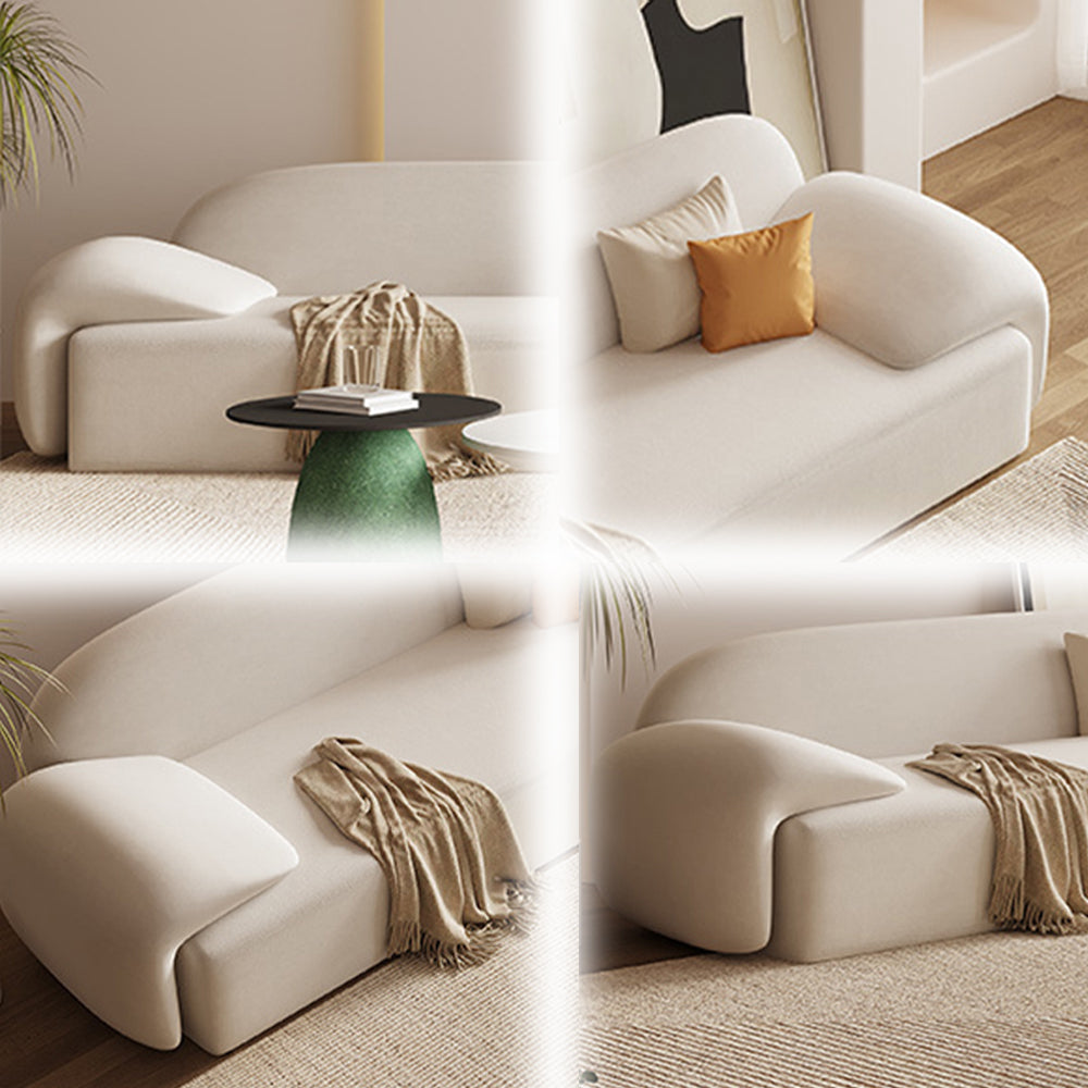 LUXORA S1285 Fashionable Minimalist Style Solid Wood Sofa 210cm High-Tech Fabric