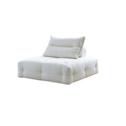 LUXORA S1298 105/120cm Length Tech Fabric Sofa Solid Wood Frame