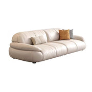 LUXORA S1305 220/250cm Length Microfiber Leather Fabric Sofa Solid Wood Frame