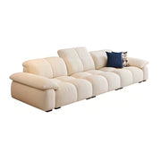 LUXORA S1306 230/260cm Length Microfiber Leather Fabric Sofa Solid Wood Frame