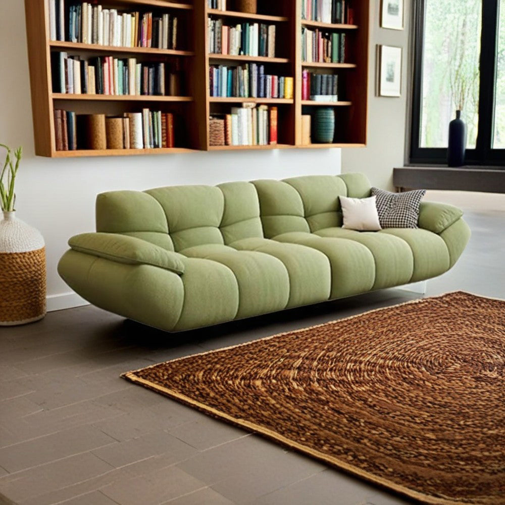 LUXORA S1317 220/250cm Length Tech Fabric Sofa Solid Wood Frame