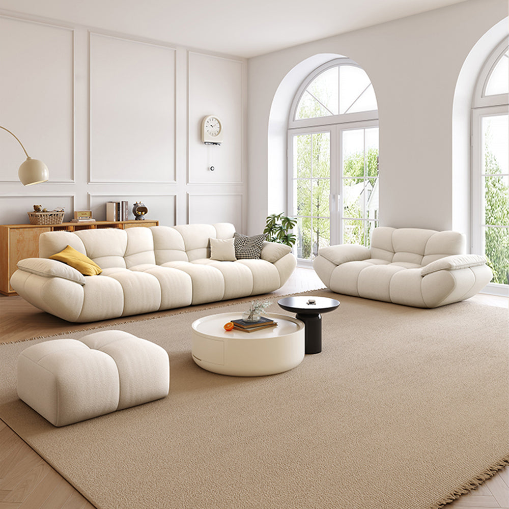 LUXORA S1317 220/250cm Length Tech Fabric Sofa Solid Wood Frame