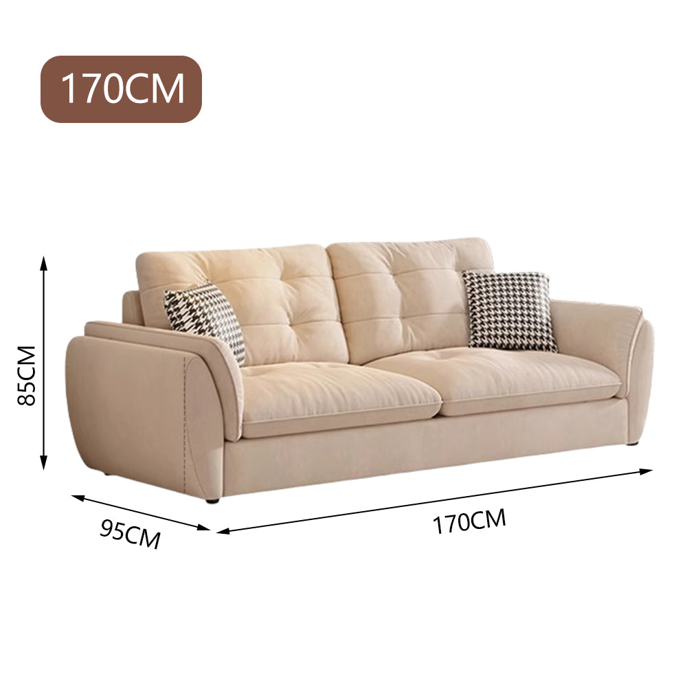 LUXORA S1340 Fashionable Minimalist Style Solid Wood Sofa 175-210cm High-Tech Fabric