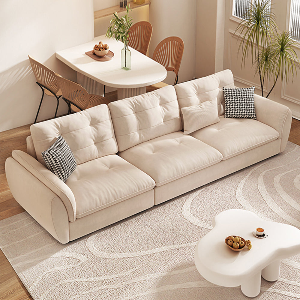 LUXORA S1340 Fashionable Minimalist Style Solid Wood Sofa 175-210cm High-Tech Fabric