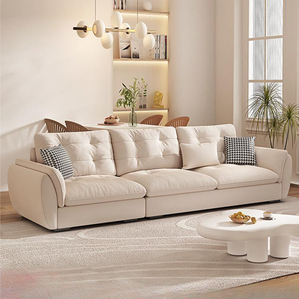 LUXORA S1340 Fashionable Minimalist Style Solid Wood Sofa 175-210cm High-Tech Fabric