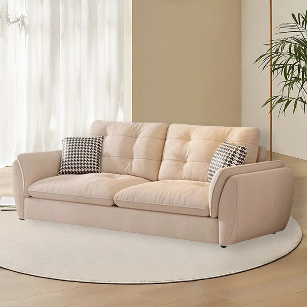 LUXORA S1340 Fashionable Minimalist Style Solid Wood Sofa 175-210cm High-Tech Fabric