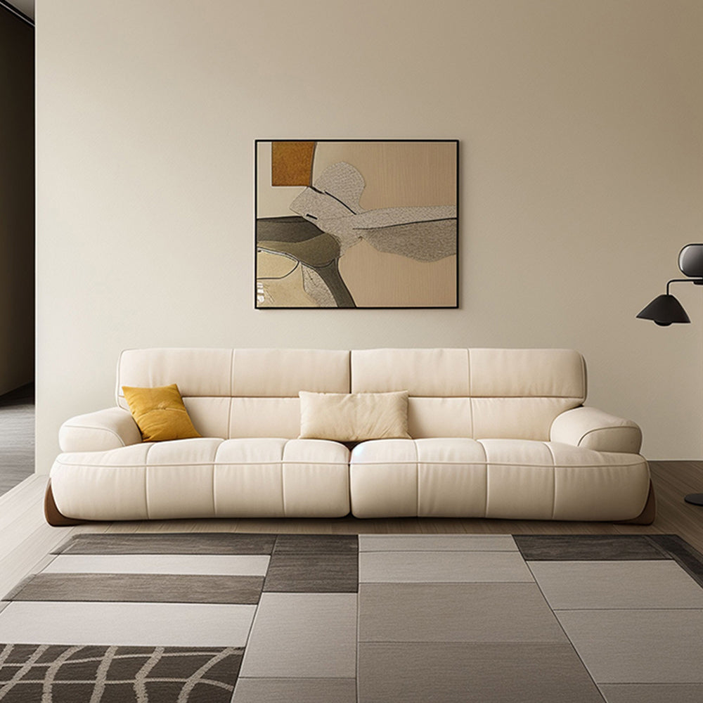 LUXORA S1357 170/210cm Length Matte fabric Sofa Solid Wood Frame