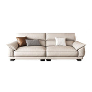 LUXORA S1371 250/280cm Length Faux Leather Sofa Solid Wood Frame