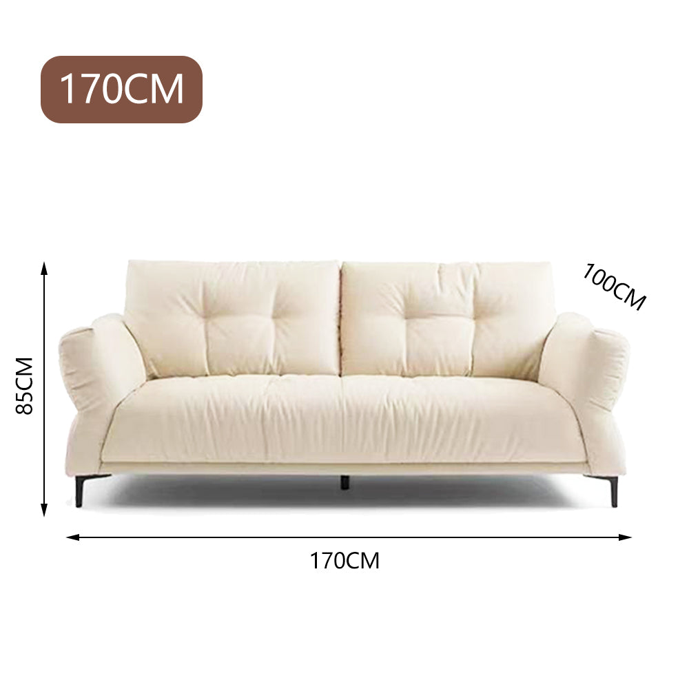 LUXORA S1376 Fashionable Minimalist Style Solid Wood Sofa 170-210cm High-Tech Fabric