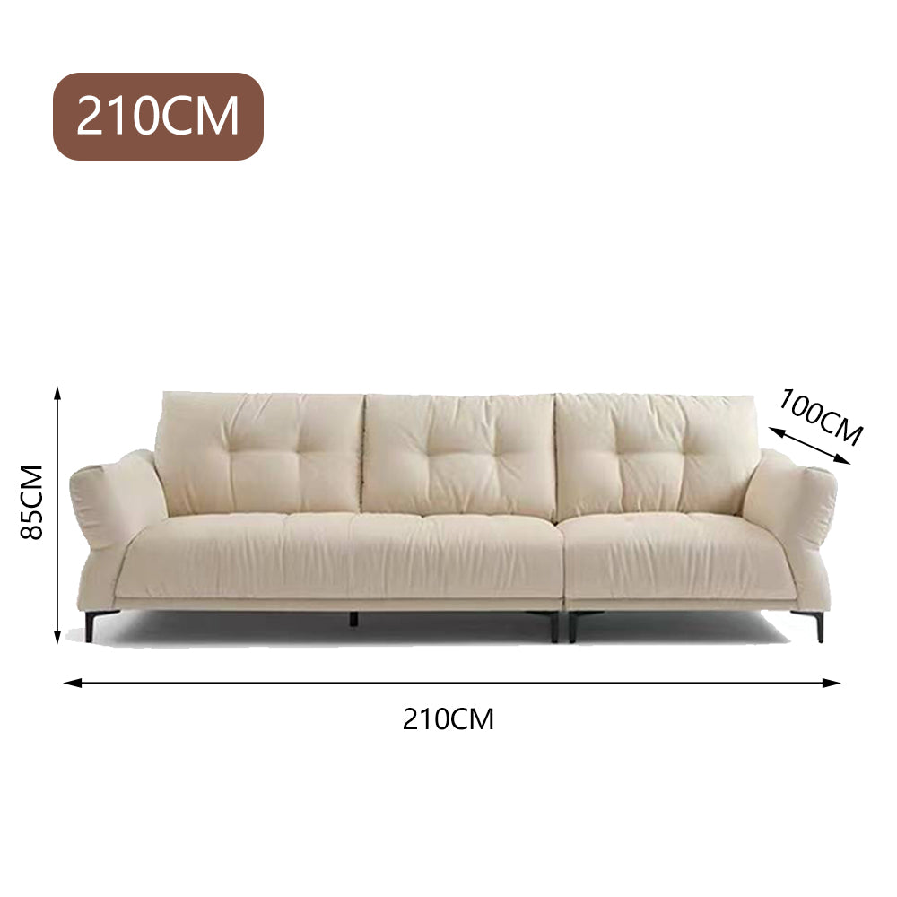 LUXORA S1376 Fashionable Minimalist Style Solid Wood Sofa 170-210cm High-Tech Fabric