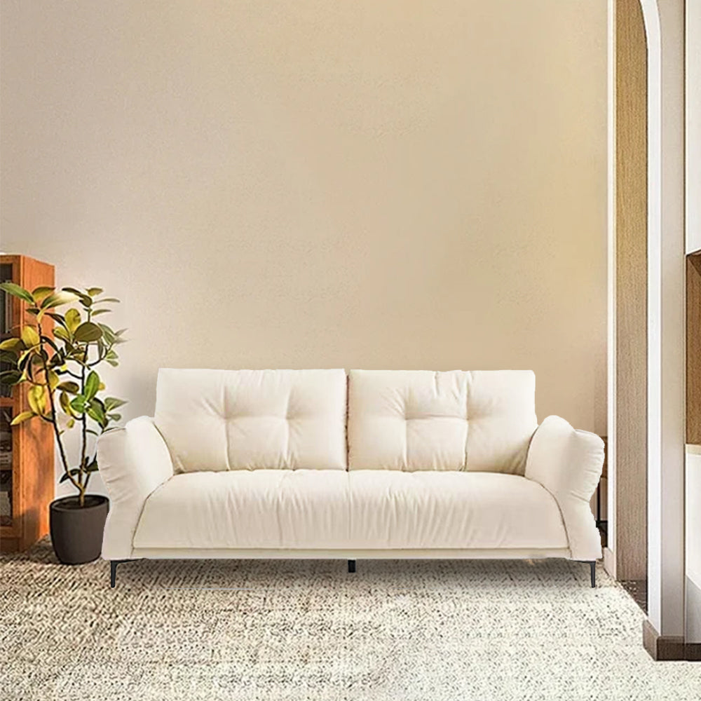 LUXORA S1376 Fashionable Minimalist Style Solid Wood Sofa 170-210cm High-Tech Fabric