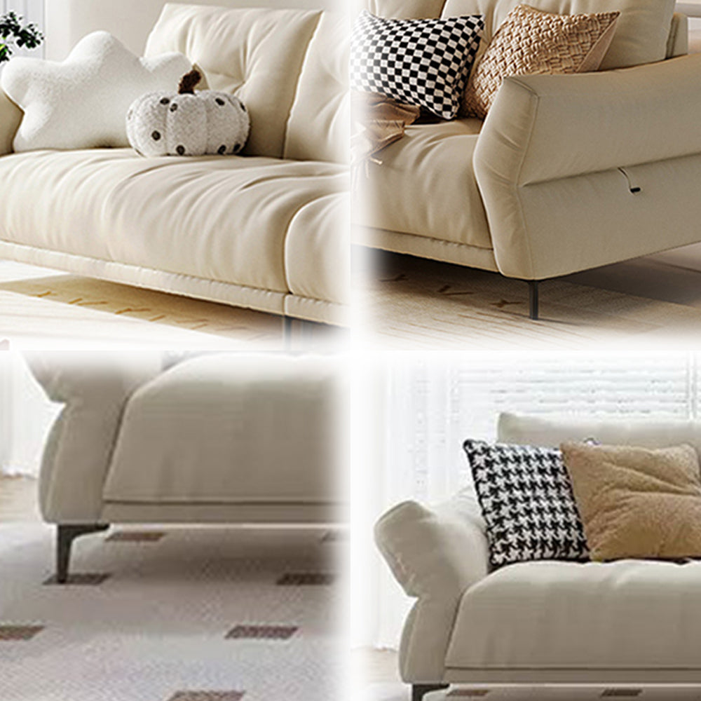 LUXORA S1376 Fashionable Minimalist Style Solid Wood Sofa 170-210cm High-Tech Fabric