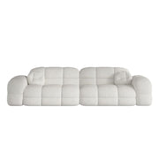 LUXORA S1380 Fashionable Minimalist Style Solid Wood Sofa 230cm Teddy Fabric