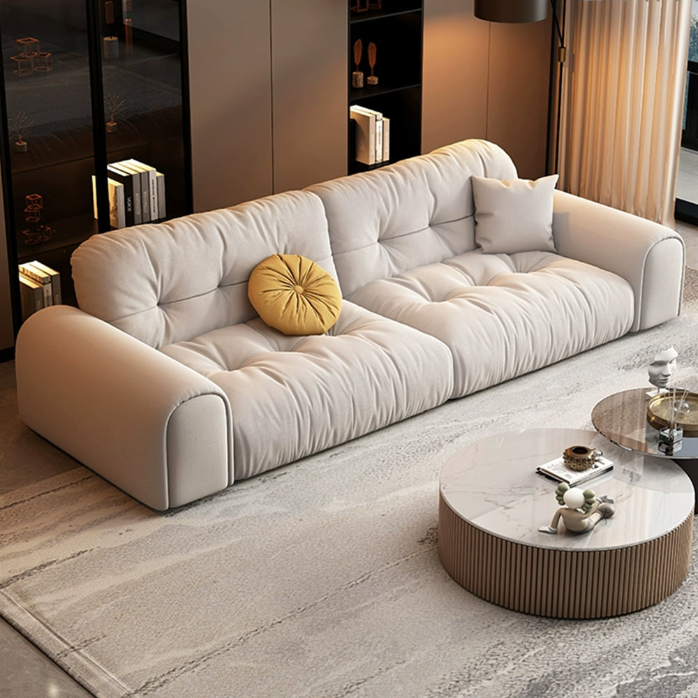 LUXORA S1381 Fashionable Minimalist Style Solid Wood Sofa 170-210cm High-Tech Fabric