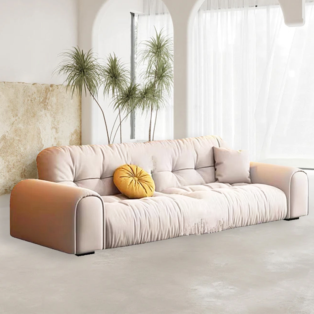 LUXORA S1381 Fashionable Minimalist Style Solid Wood Sofa 170-210cm High-Tech Fabric