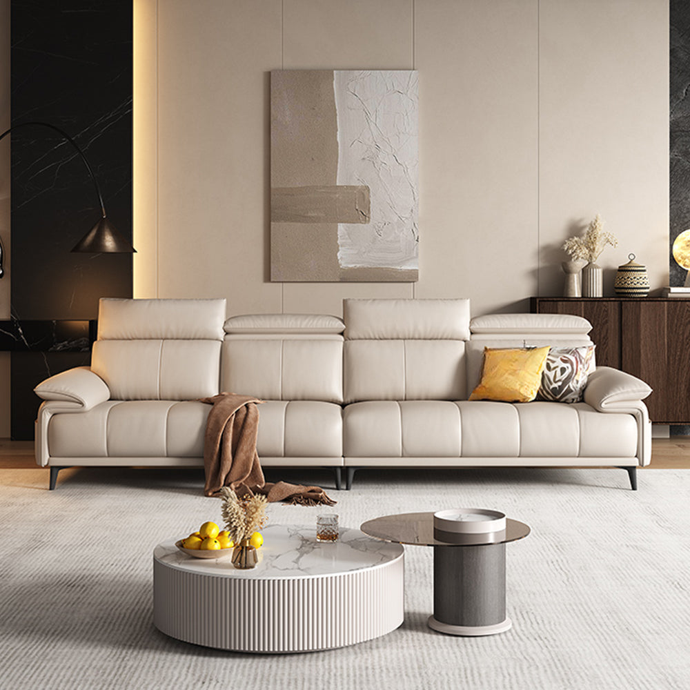 LUXORA S1382 Fashionable Minimalist Style Solid Wood Sofa 170-210cm High-Tech Fabric