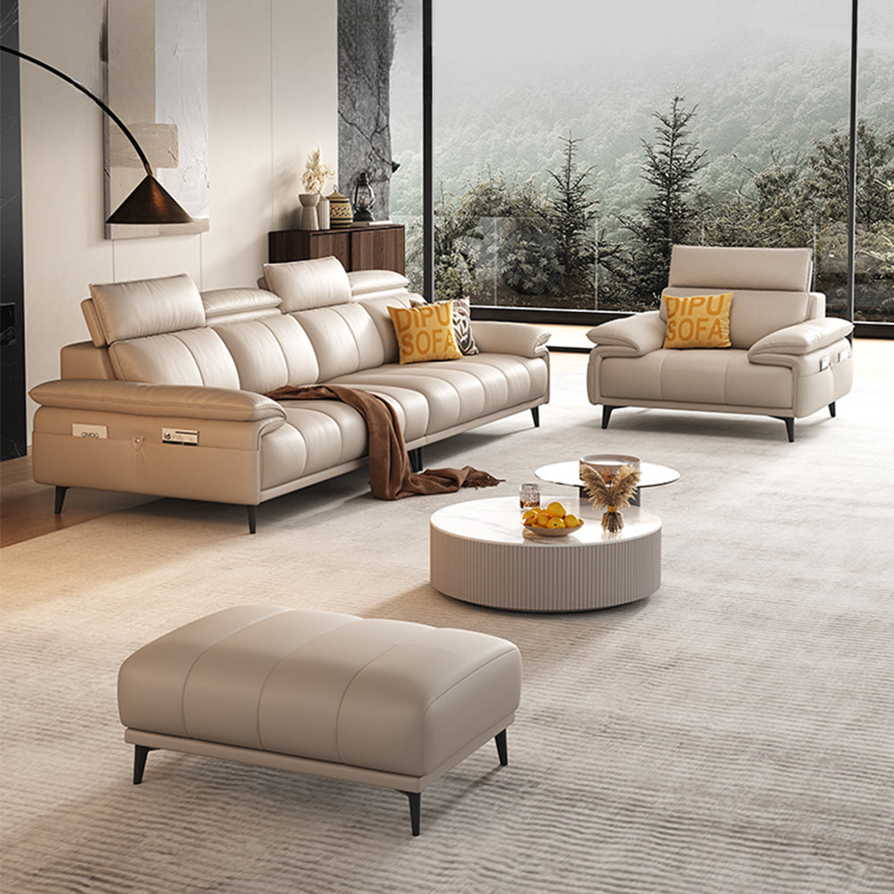 LUXORA S1382 Fashionable Minimalist Style Solid Wood Sofa 170-210cm High-Tech Fabric