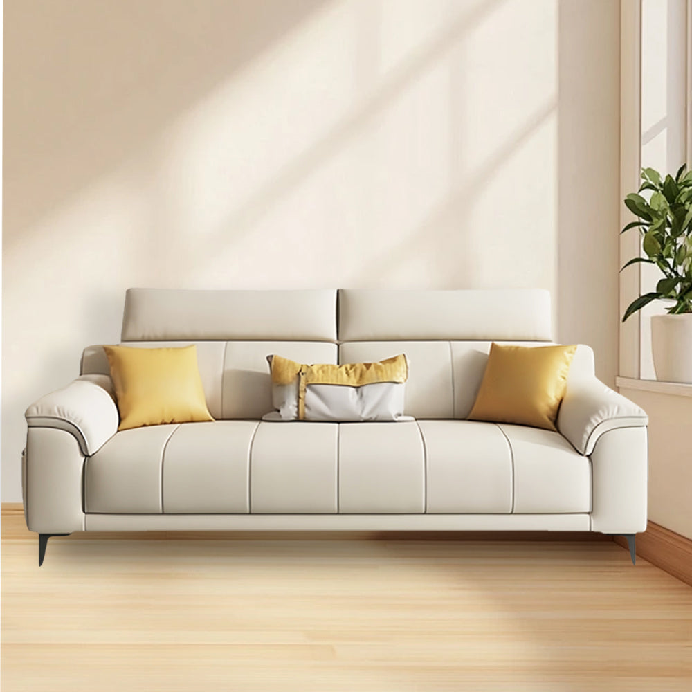 LUXORA S1382 Fashionable Minimalist Style Solid Wood Sofa 170-210cm High-Tech Fabric