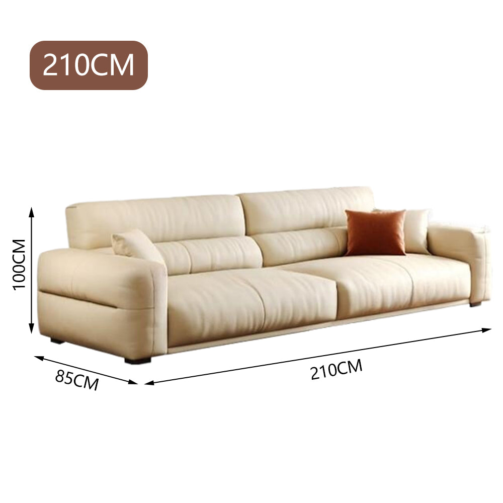 LUXORA S1383 Fashionable minimalist style solid wood sofa 170-210cm High-Tech Fabric