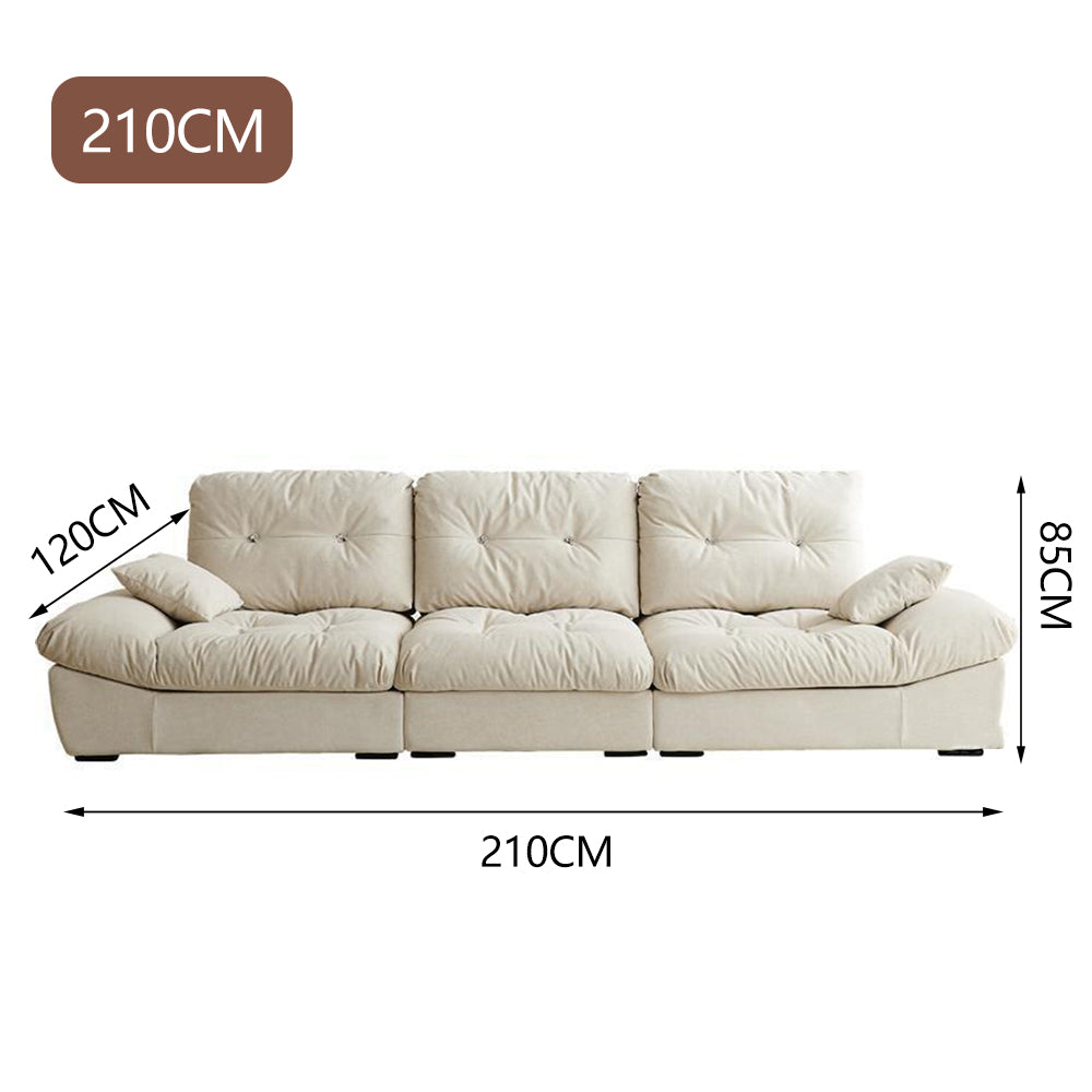 LUXORA S1393 Removable Backrest Sofa 170-210cm High-Tech Fabric