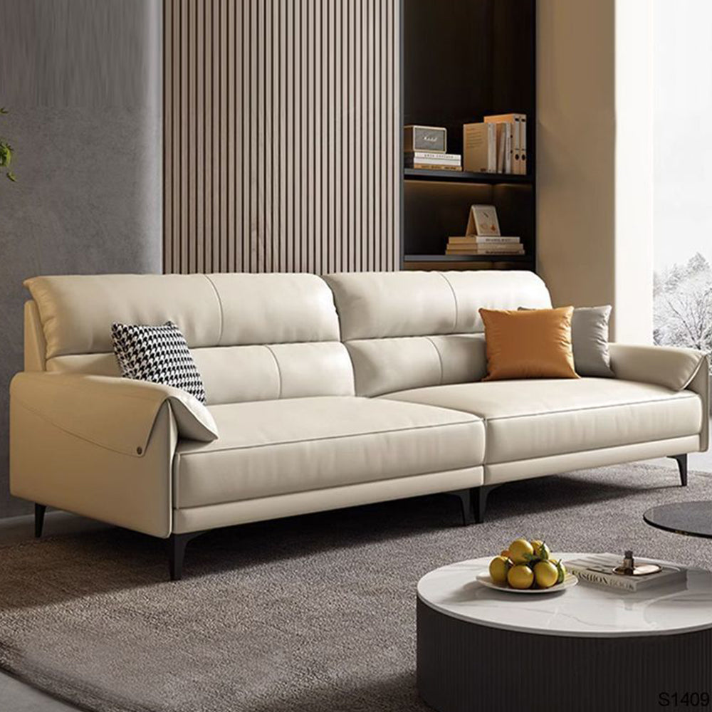 LUXORA S1409 170/210cm Length Tech Fabric Sofa Solid Wood Frame