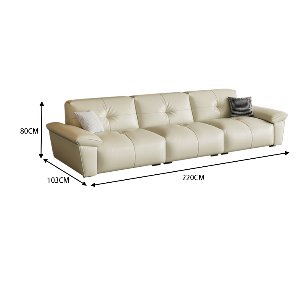 LUXORA S1424 200/260CM Imported Pine Frame Gnocchi Sofa