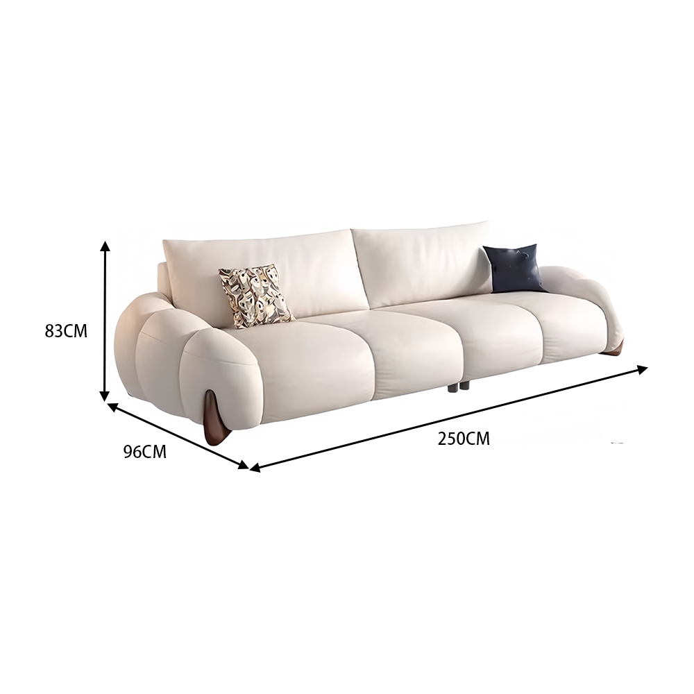 LUXORA S1452 250CM Modern Minimalist Style Imported Pine Frame Sofa