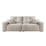 LUXORA S1477 Fashionable Minimalist Style Solid Wood Sofa 170-210cm High-Tech Fabric