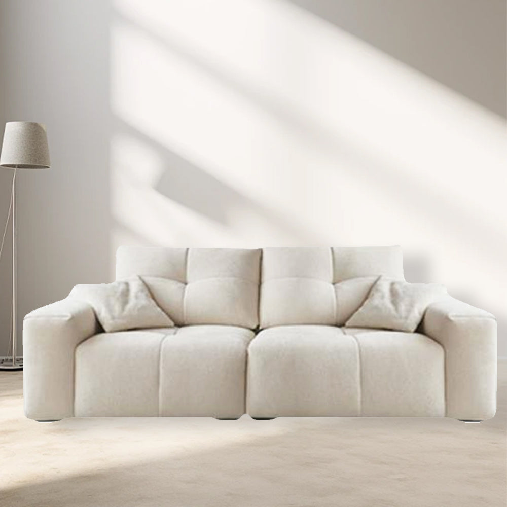 LUXORA S1477 Fashionable Minimalist Style Solid Wood Sofa 170-210cm High-Tech Fabric