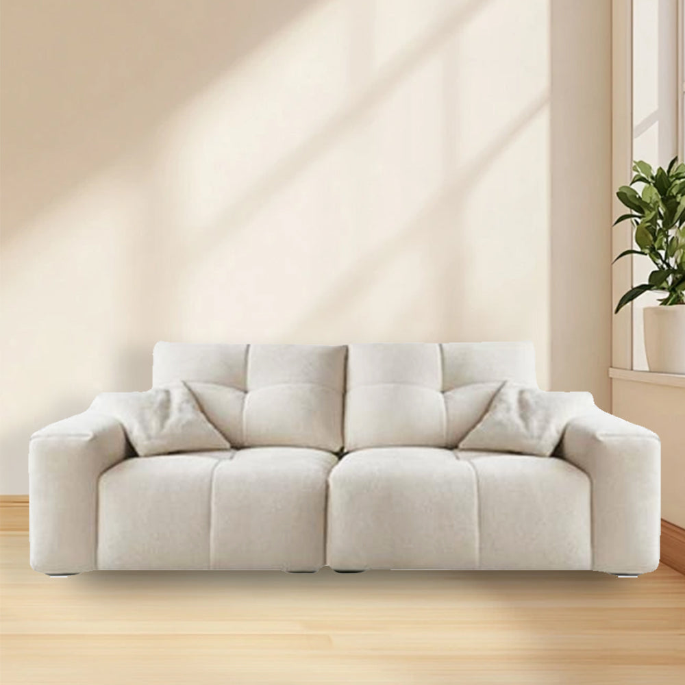 LUXORA S1477 Fashionable Minimalist Style Solid Wood Sofa 170-210cm High-Tech Fabric