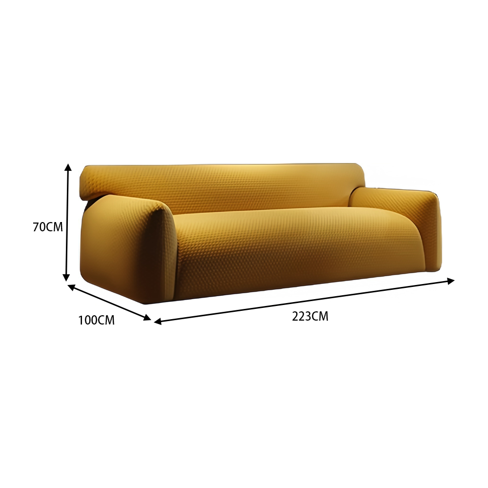 LUXORA S1494 223CM Modern Minimalist Style Imported Pine Frame Sofa