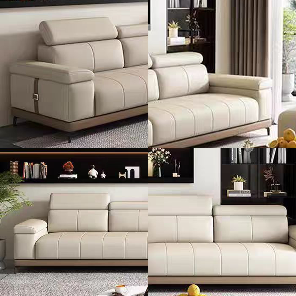 LUXORA S1499 220CM Modern Minimalist Style Imported Pine Frame Sofa