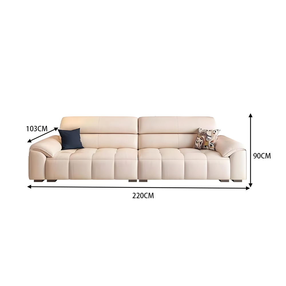 LUXORA S1520 220CM Modern Minimalist Style Imported Pine Frame Sofa