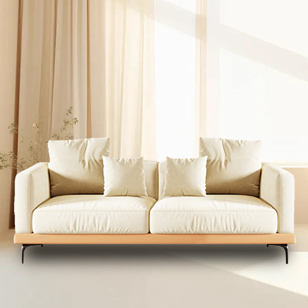 LUXORA S1536 Fashionable Minimalist Style Solid Wood Sofa 210-240cm Matte Fabric