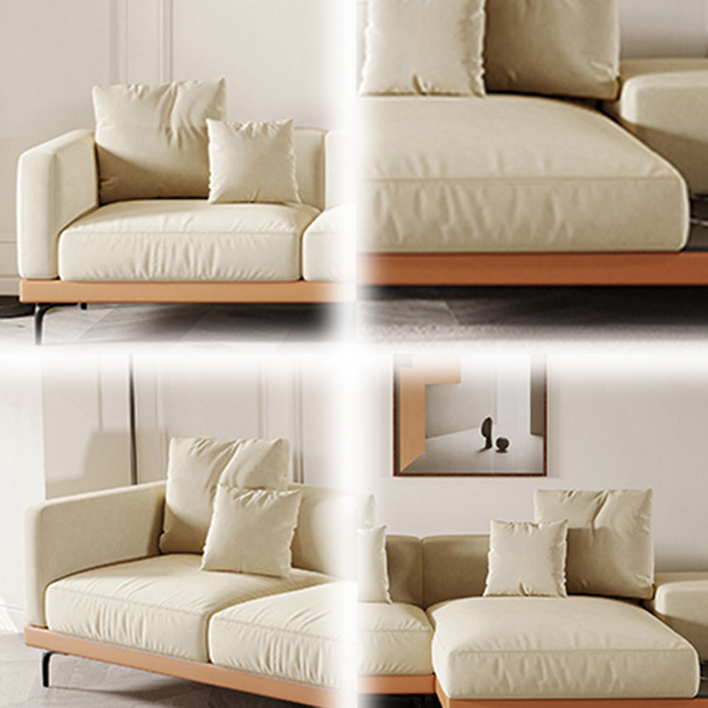 LUXORA S1536 Fashionable Minimalist Style Solid Wood Sofa 210-240cm Matte Fabric