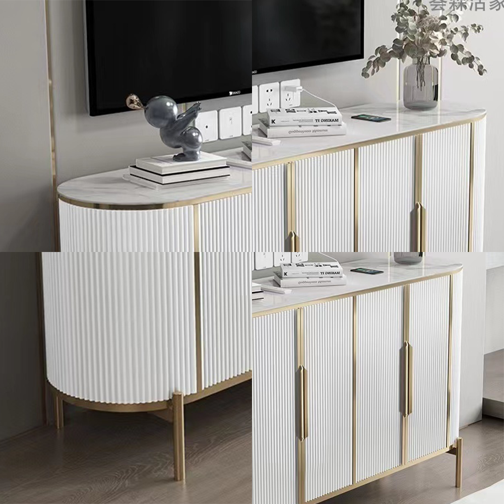 LUXORA SC1001 120/150CM Modern Simple Rock Slab Countertop Dining Sideboard