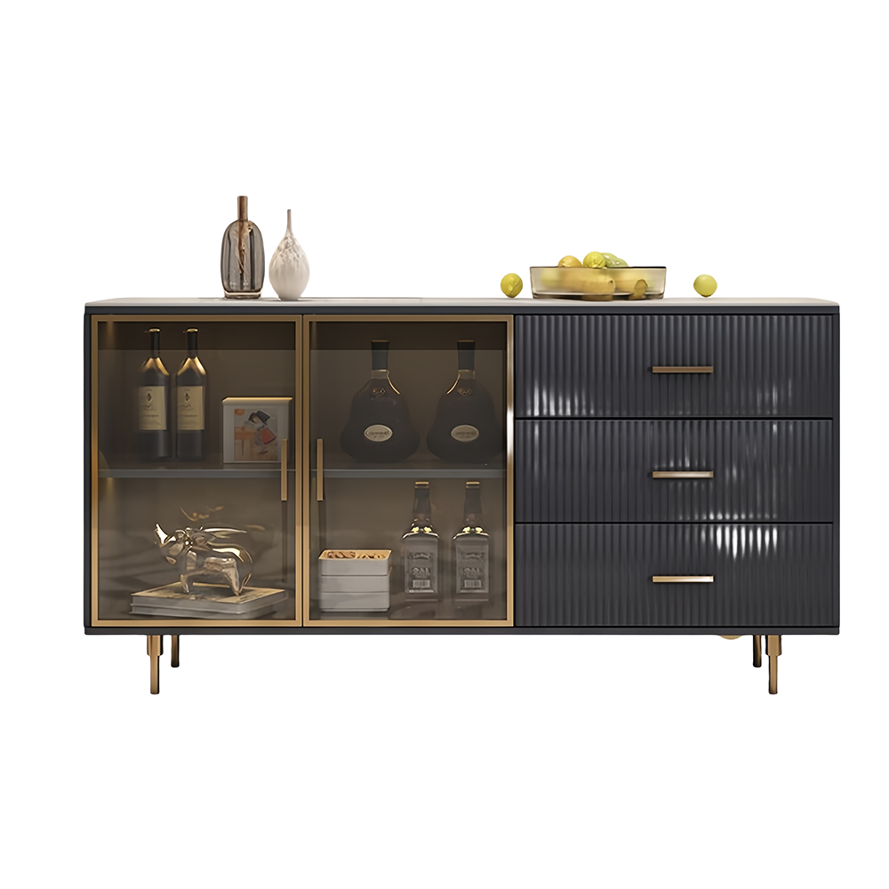 LUXORA SC1002 120/150CM Modern Simple Rock Slab Countertop Dining Sideboard