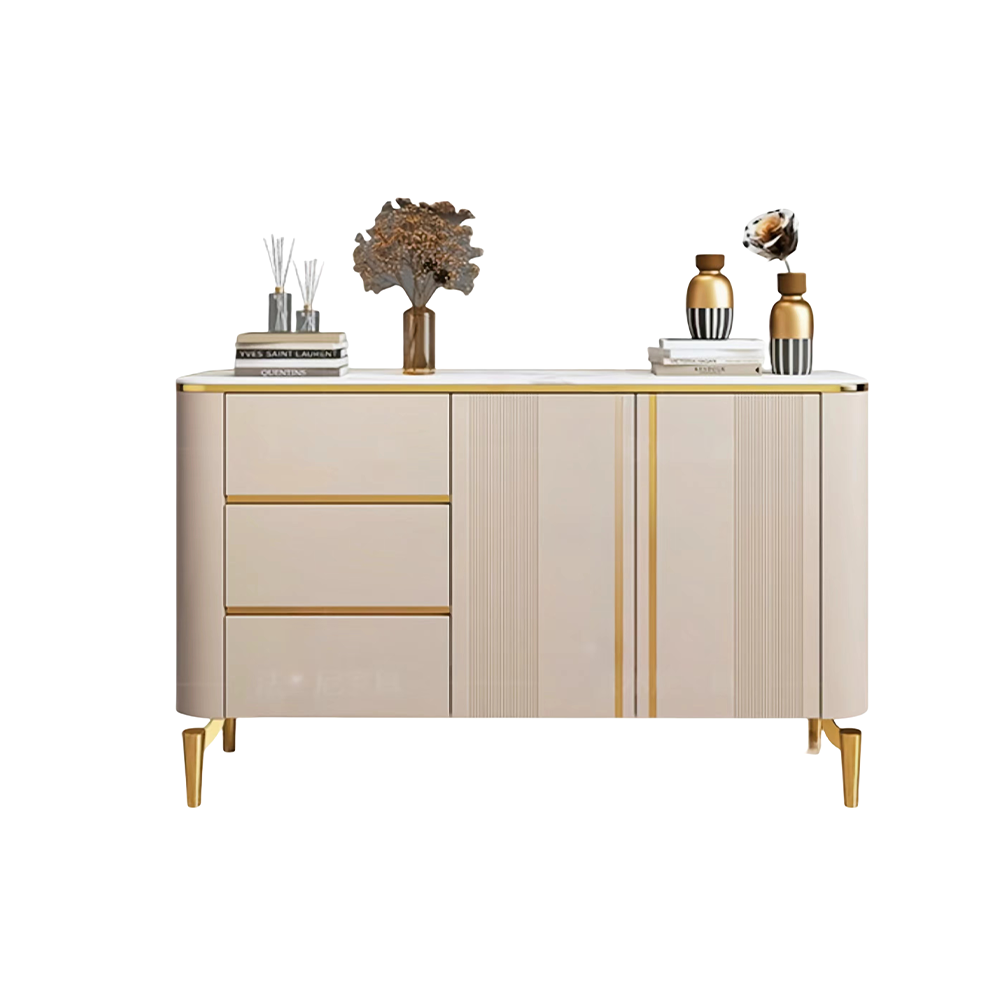 LUXORA SC1003 120/150CM Modern Simple Rock Slab Countertop Dining Sideboard