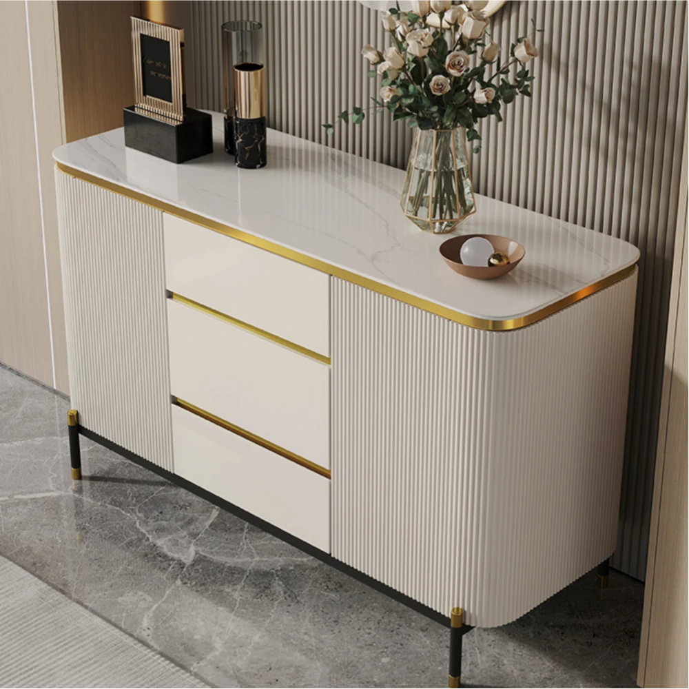 LUXORA SC1004 120/150CM Modern Simple Rock Slab Countertop Dining Sideboard