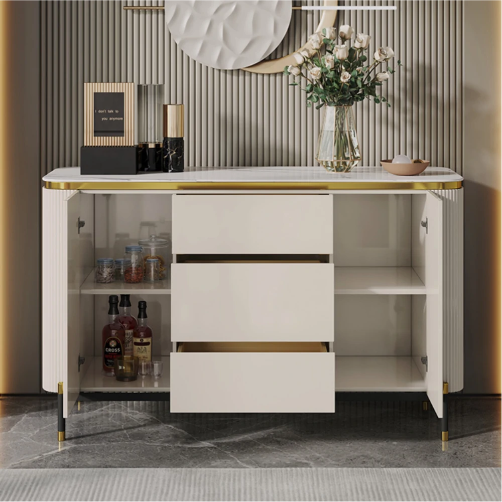 LUXORA SC1004 120/150CM Modern Simple Rock Slab Countertop Dining Sideboard