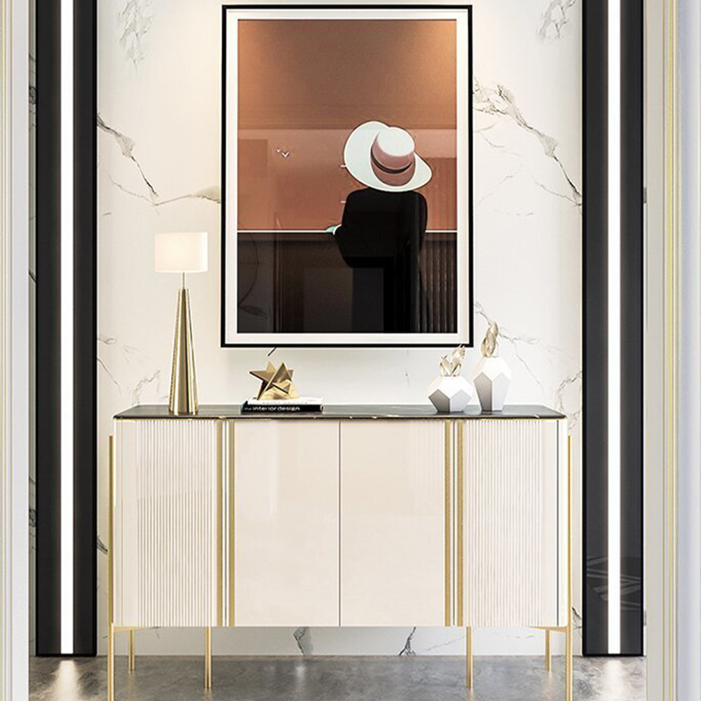 LUXORA SC1006 120/150CM Modern Simple Rock Slab Countertop Dining Sideboard