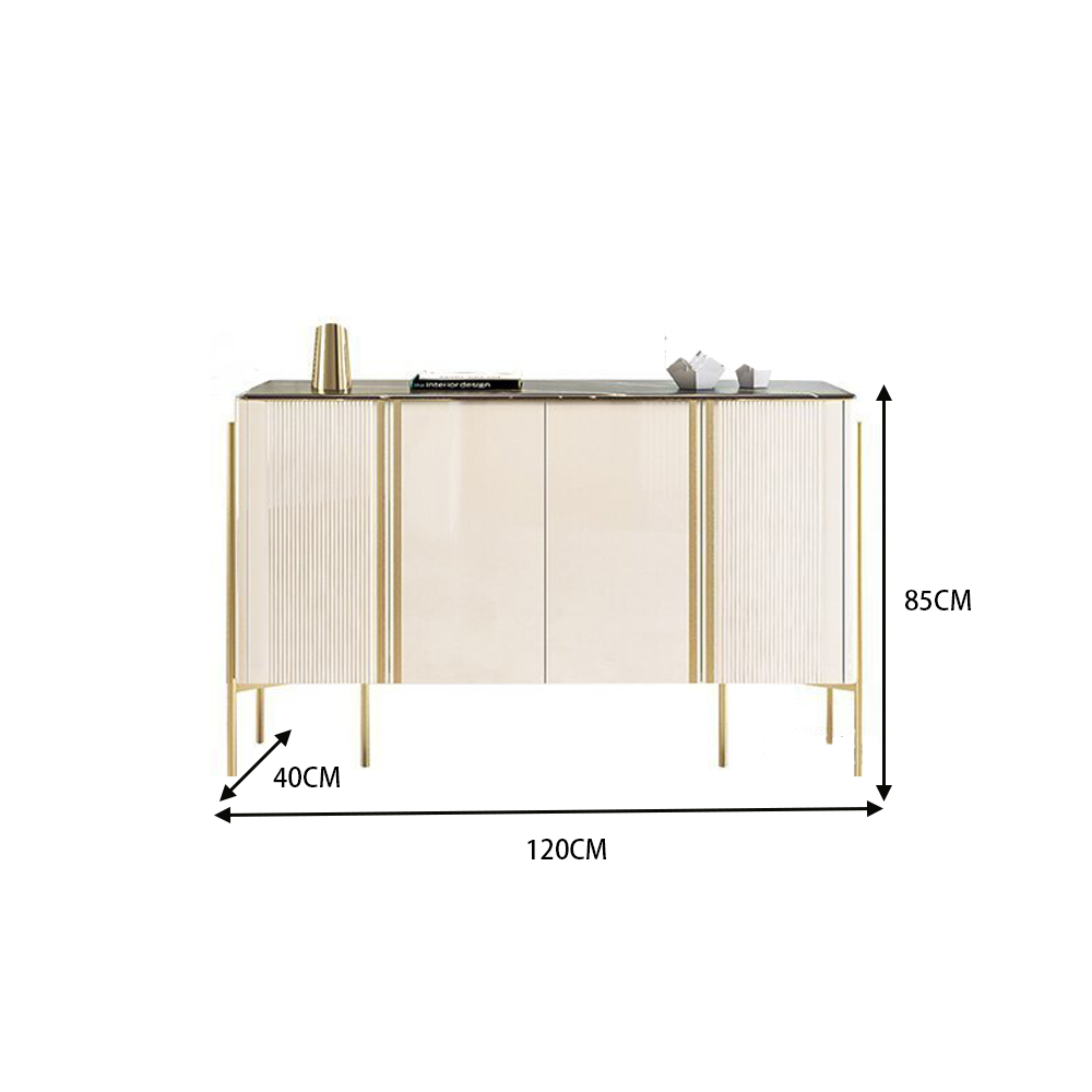 LUXORA SC1006 120/150CM Modern Simple Rock Slab Countertop Dining Sideboard