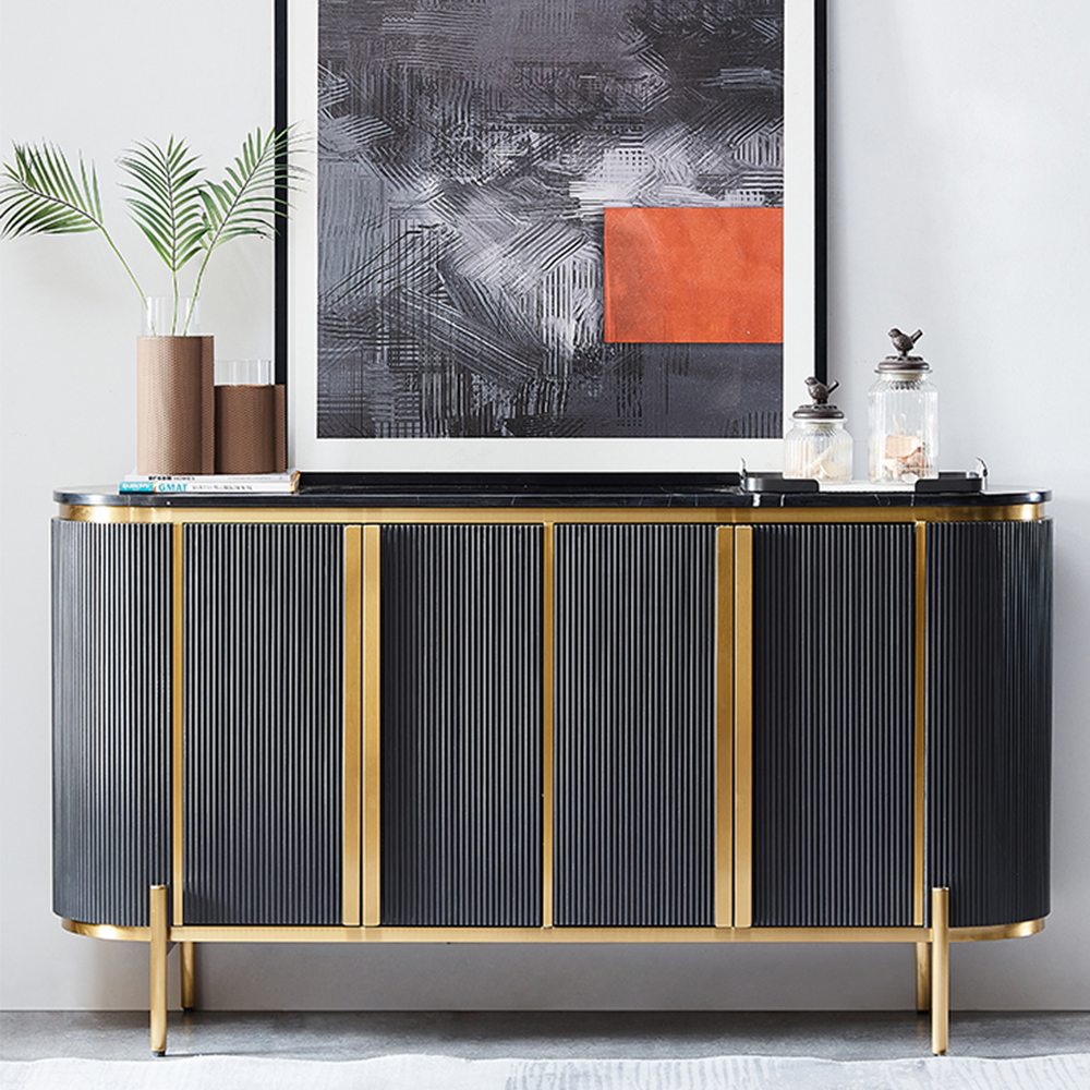 LUXORA SC1007 120/150CM Modern Simple Rock Slab Countertop Dining Sideboard