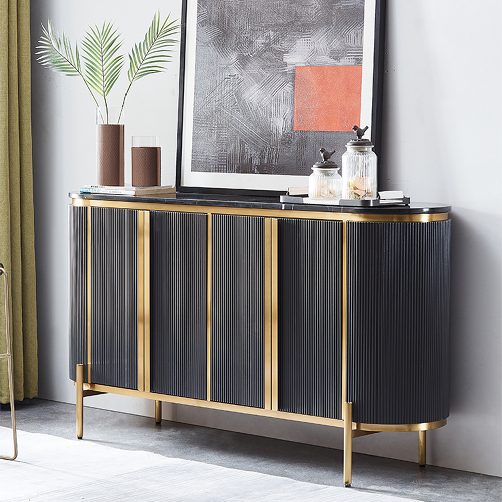 LUXORA SC1007 120/150CM Modern Simple Rock Slab Countertop Dining Sideboard