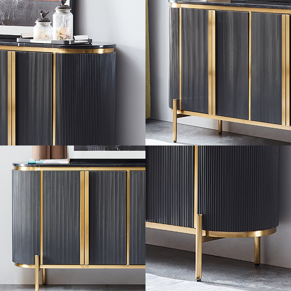 LUXORA SC1007 120/150CM Modern Simple Rock Slab Countertop Dining Sideboard