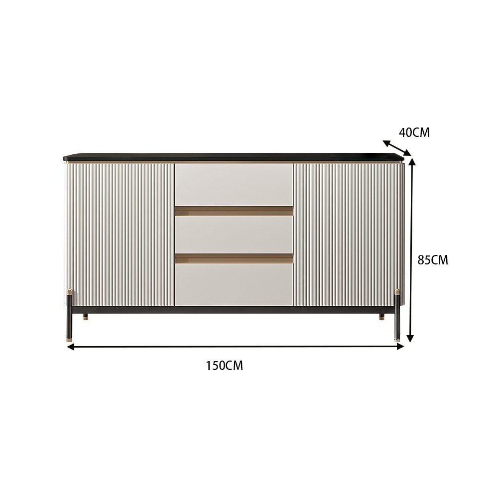 LUXORA SC1009 120/150CM Light Luxury Slate Countertop Sideboard