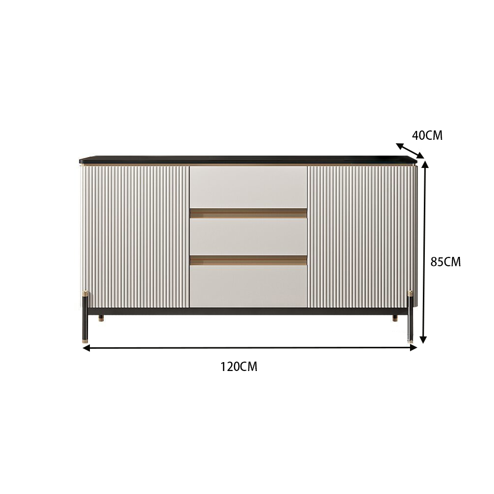 LUXORA SC1009 120/150CM Light Luxury Slate Countertop Sideboard
