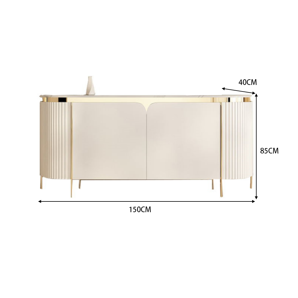 LUXORA SC1013 150CM Modern Simple Rock Slab Countertop Dining Sideboard
