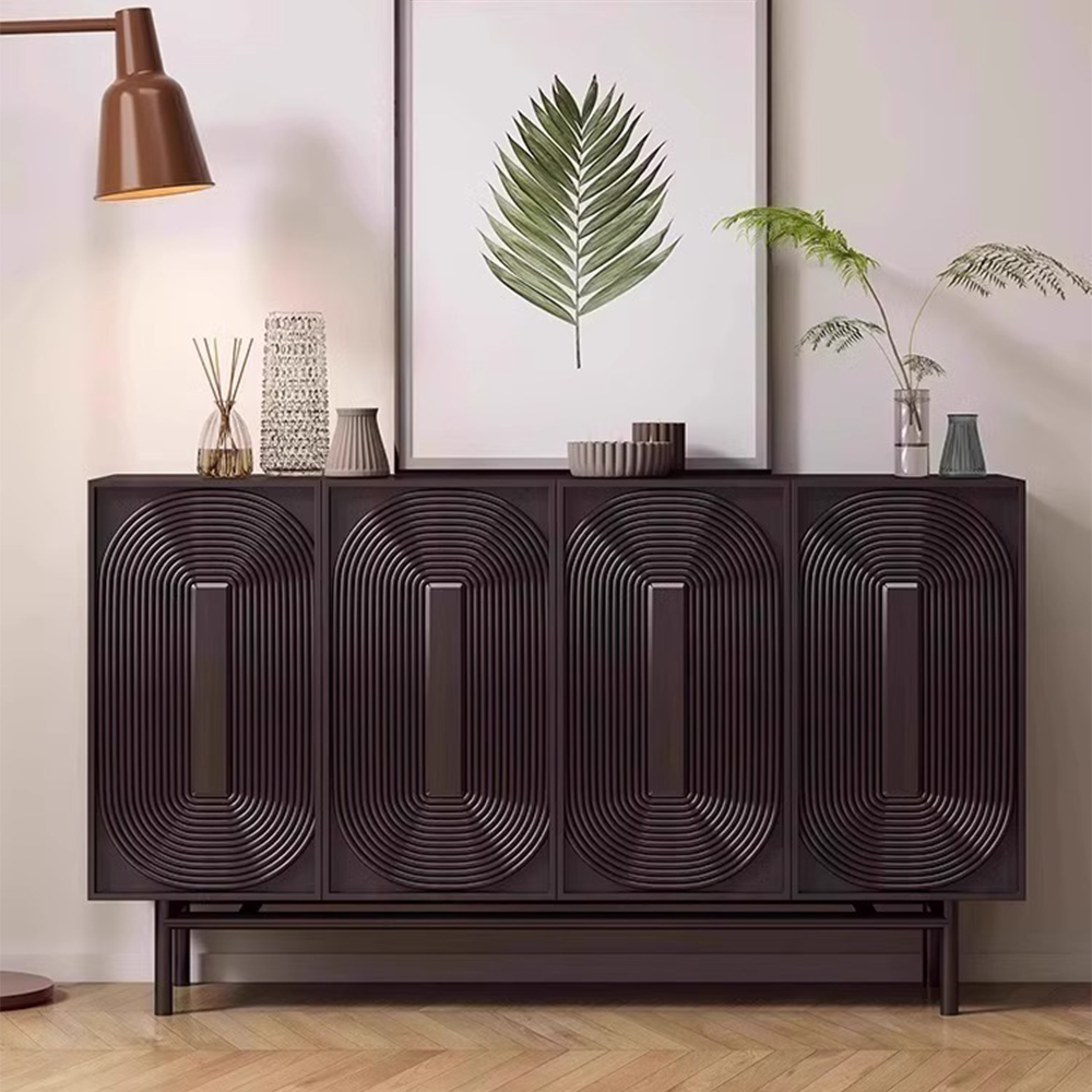 LUXORA SC1017 140/160CM Modern Simple Solid Wood Countertop Sideboard