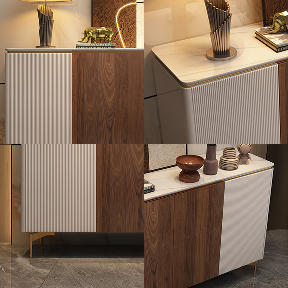 LUXORA SC1018 120/150CM Light Luxury Style Solid Wood Dining Sideboard